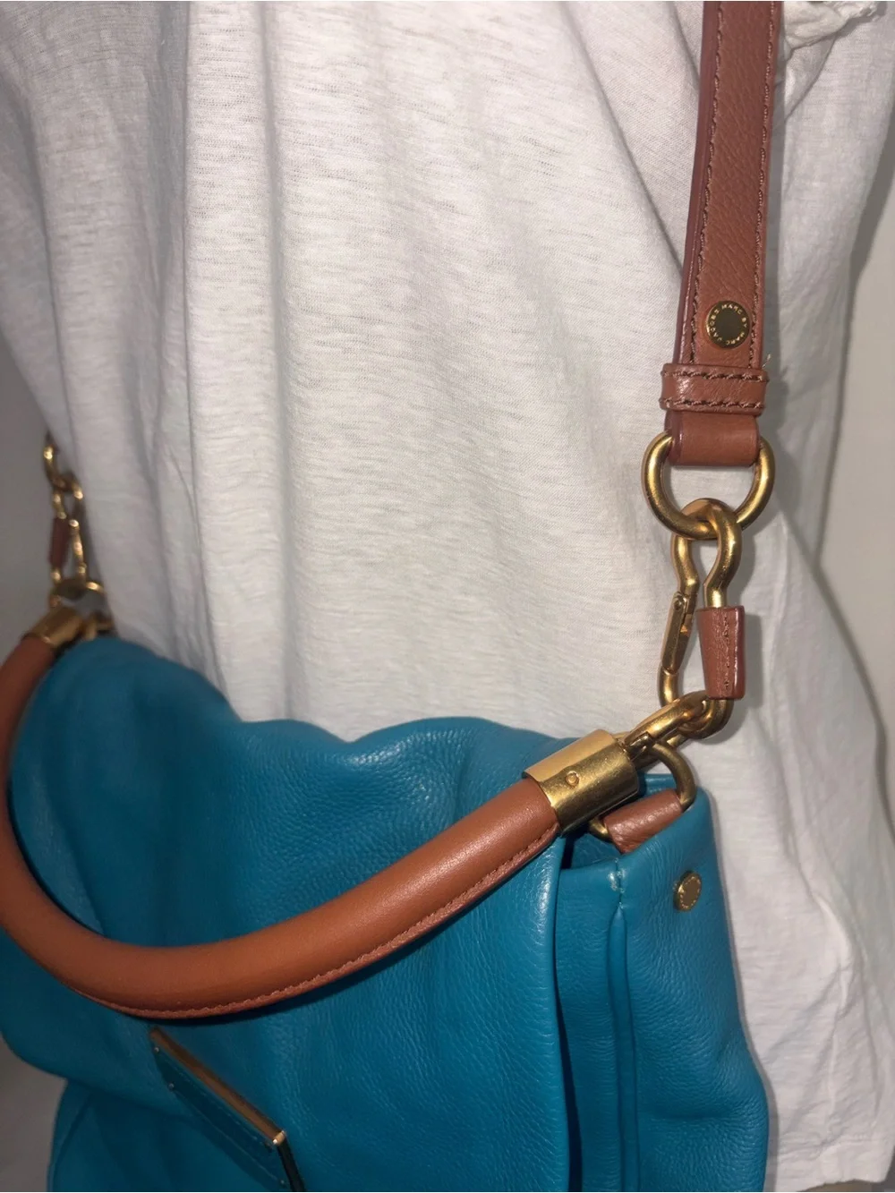 Marc by Marc Jacobs Too Hot to Handle Leather Hobo Bag